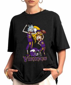 Shirt Women 0 DSRM21 Rick And Morty Fans Play Football Minnesota Vikings