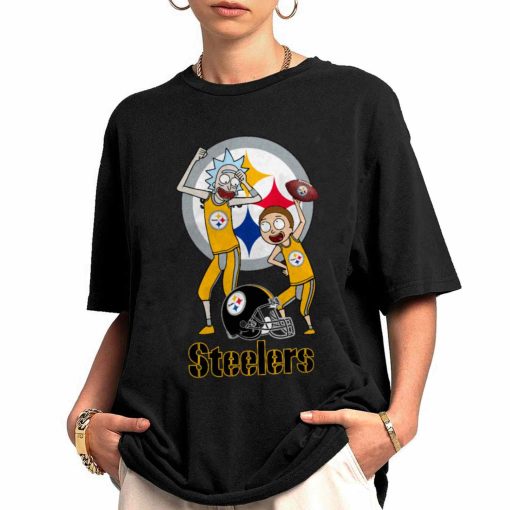 Shirt Women 0 DSRM27 Rick And Morty Fans Play Football Pittsburgh Steelers