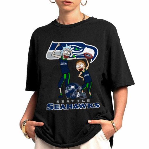 Shirt Women 0 DSRM29 Rick And Morty Fans Play Football Seattle Seahawks