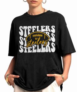 Shirt Women 0 TSBN120 Steelers Team Boho Groovy Style Pittsburgh Steelers T Shirt