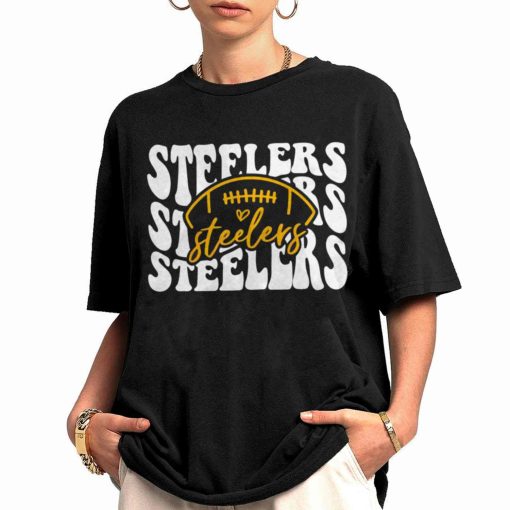 Shirt Women 0 TSBN120 Steelers Team Boho Groovy Style Pittsburgh Steelers T Shirt