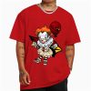 T Shirt Color DSBN008 It Clown Pennywise Arizona Cardinals T Shirt