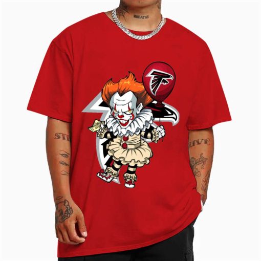 T Shirt Color DSBN032 It Clown Pennywise Atlanta Falcons T Shirt