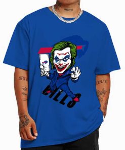 T Shirt Color DSBN056 Joker Smile Buffalo Bills T Shirt