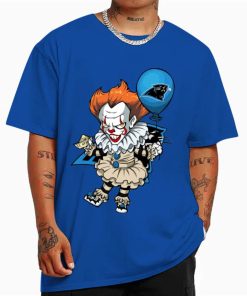 T Shirt Color DSBN067 It Clown Pennywise Carolina Panthers T Shirt