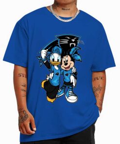 T Shirt Color DSBN071 Minnie And Daisy Duck Fans Carolina Panthers T Shirt