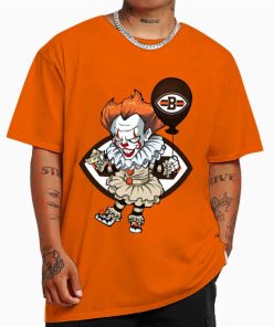 T Shirt Color DSBN121 It Clown Pennywise Cleveland Browns T Shirt