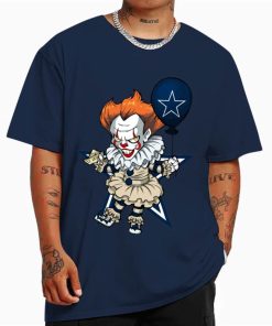 T Shirt Color DSBN131 It Clown Pennywise Dallas Cowboys T Shirt