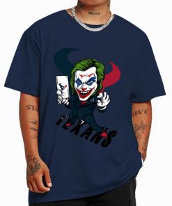 T Shirt Color DSBN202 Joker Smile Houston Texans T Shirt