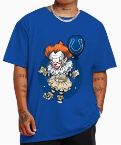 T Shirt Color DSBN211 It Clown Pennywise Indianapolis Colts T Shirt