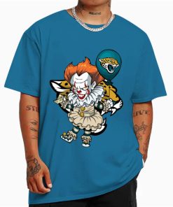 T Shirt Color DSBN236 It Clown Pennywise Jacksonville Jaguars T Shirt