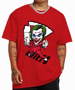 T Shirt Color DSBN249 Joker Smile Kansas City Chiefs T Shirt