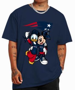 T Shirt Color DSBN352 Minnie And Daisy Duck Fans New England Patriots T Shirt