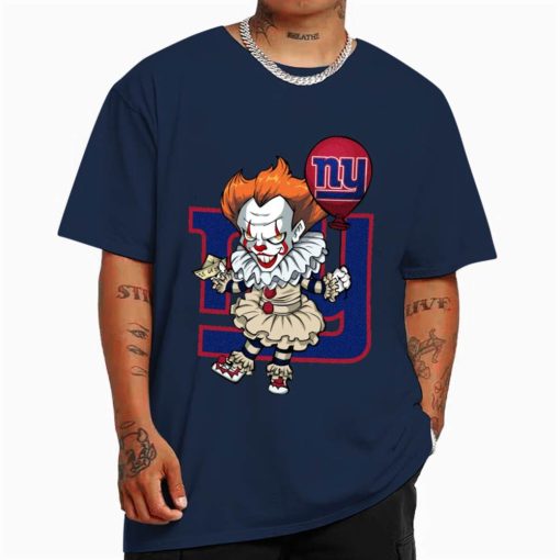 T Shirt Color DSBN371 It Clown Pennywise New York Giants T Shirt