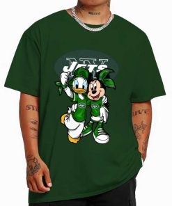 T Shirt Color DSBN389 Minnie And Daisy Duck Fans New York Jets T Shirt