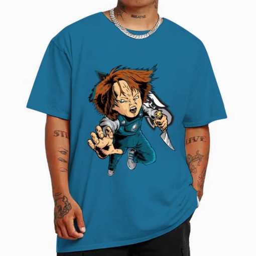T Shirt Color DSBN415 Chucky Fans Philadelphia Eagles T Shirt