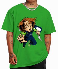 T Shirt Color DSBN451 Chucky Fans Seattle Seahawks T Shirt
