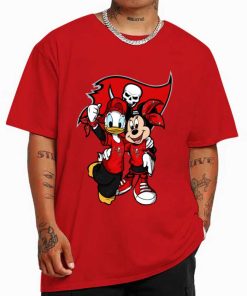 T Shirt Color DSBN472 Minnie And Daisy Duck Fans Tampa Bay Buccaneers T Shirt