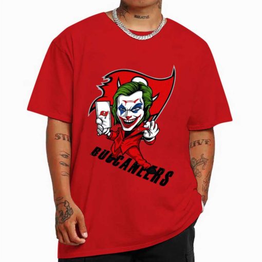 T Shirt Color DSBN473 Joker Smile Tampa Bay Buccaneers T Shirt