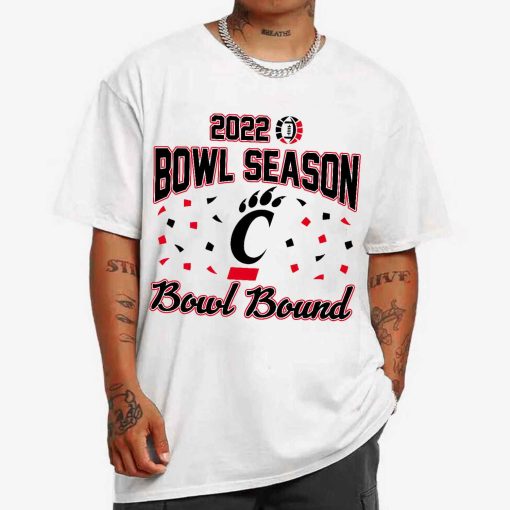 T Shirt MEN 1 DSBS03 Cincinnati Bearcats College Football 2022 Bowl Season T Shirt