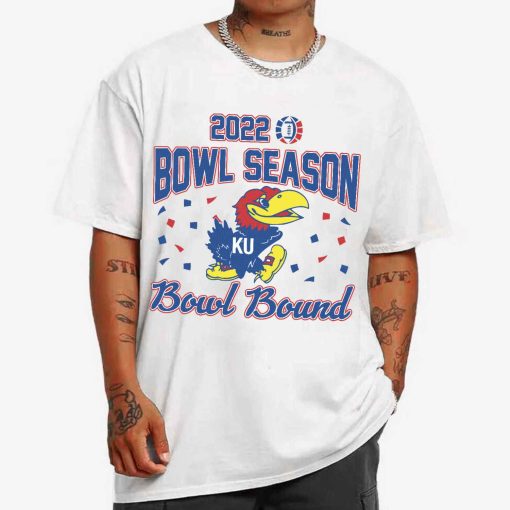 T Shirt MEN 1 DSBS19 Kansas Jayhawks College Football 2022 Bowl Season T Shirt