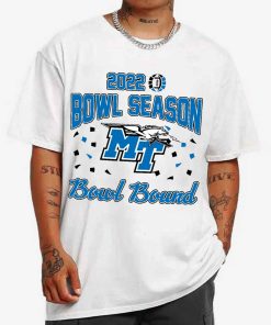 T Shirt MEN 1 DSBS23 Middle Tennessee Blue Raiders College Football 2022 Bowl Season T Shirt