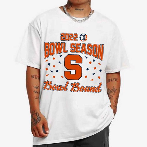 T Shirt MEN 1 DSBS28 Syracuse Orange College Football 2022 Bowl Season T Shirt