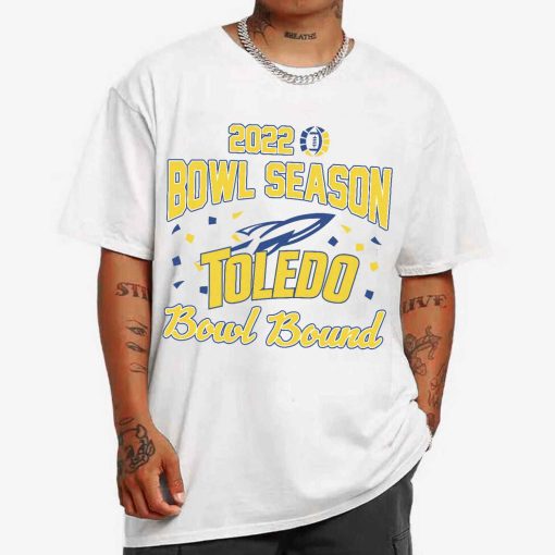T Shirt MEN 1 DSBS31 Toledo Rockets College Football 2022 Bowl Season T Shirt