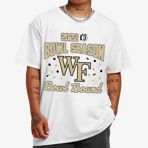 T Shirt MEN 1 DSBS34 Wake Forest Demon Deacons College Football 2022 Bowl Season T Shirt