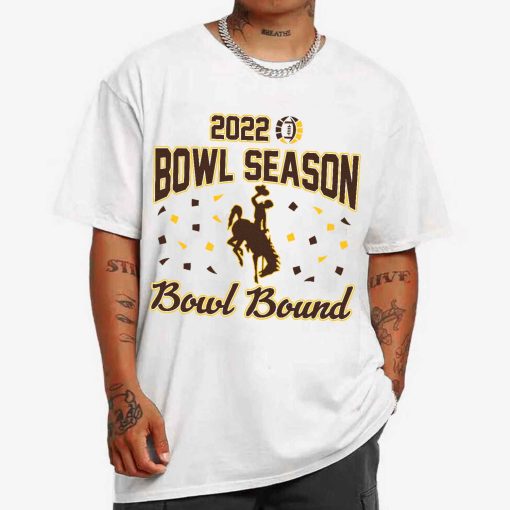 T Shirt MEN 1 DSBS36 Wyoming Cowboys College Football 2022 Bowl Season T Shirt
