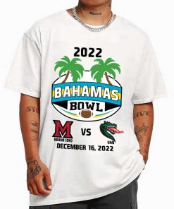 T Shirt Men 0 AWhite Miami OH vs UAB Blazers Bowl Bound 2022 December 16th Bahamas T Shirt