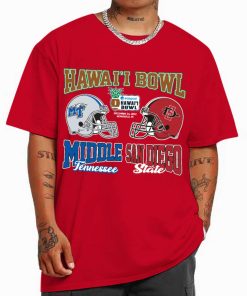 T Shirt Men 0 Red Hawai i Bowl Champions Middle Tennessee San Diego State 2022 T Shirt