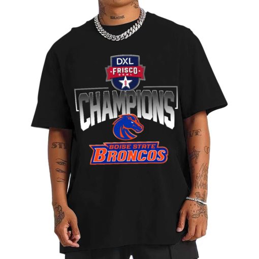 T Shirt Men Boise State Broncos Frisco Bowl Champions T Shirt