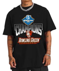 T Shirt Men Bowling Green Falcons Quick Lane Bowl Champions T Shirt