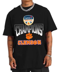 T Shirt Men Clemson Tigers Capital One Orange Bowl Champions T Shirt