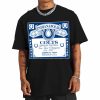 T Shirt Men DSBEER14 Kings Of Football Funny Budweiser Genuine Indianapolis Colts T Shirt