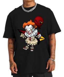 T Shirt Men DSBN008 It Clown Pennywise Arizona Cardinals T Shirt