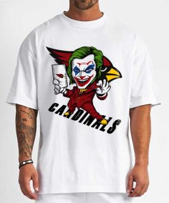 T Shirt Men DSBN010 Joker Smile Arizona Cardinals T Shirt