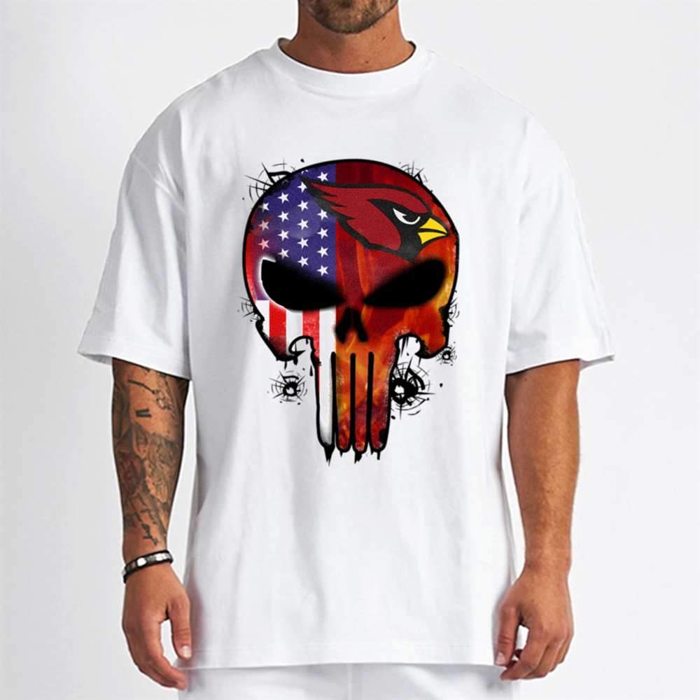 Punisher Skull Arizona Cardinals T-Shirt