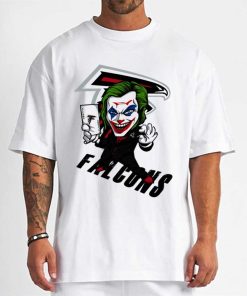 T Shirt Men DSBN023 Joker Smile Atlanta Falcons T Shirt