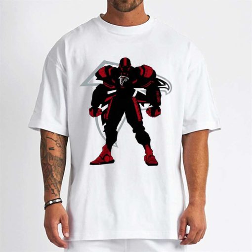 T Shirt Men DSBN031 Transformer Robot Atlanta Falcons T Shirt