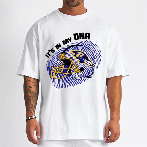 T Shirt Men DSBN040 It S In My Dna Baltimore Ravens T Shirt