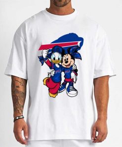 T Shirt Men DSBN053 Minnie And Daisy Duck Fans Buffalo Bills T Shirt
