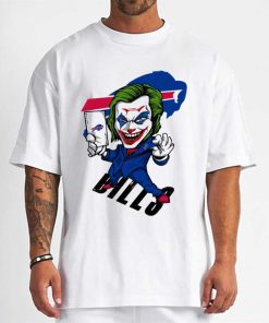 T Shirt Men DSBN056 Joker Smile Buffalo Bills T Shirt