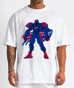 T Shirt Men DSBN058 Transformer Robot Buffalo Bills T Shirt