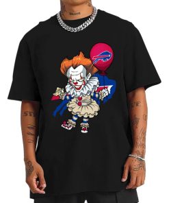 T Shirt Men DSBN059 It Clown Pennywise Buffalo Bills T Shirt