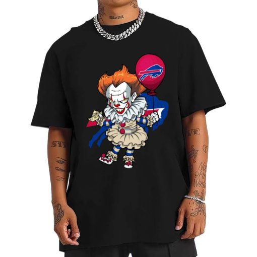 T Shirt Men DSBN059 It Clown Pennywise Buffalo Bills T Shirt