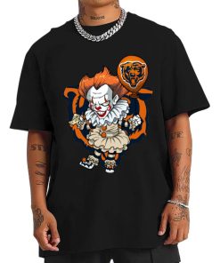 T Shirt Men DSBN093 It Clown Pennywise Chicago Bears T Shirt