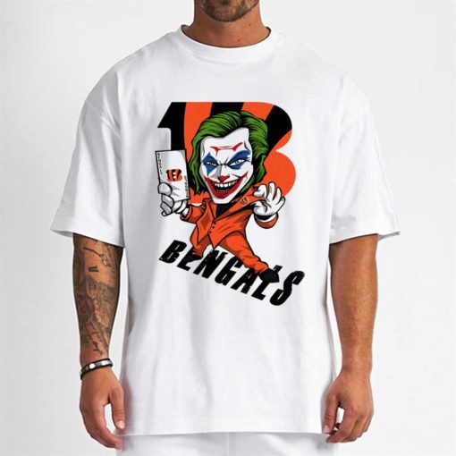 T Shirt Men DSBN109 Joker Smile Cincinnati Bengals T Shirt