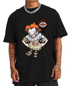 T Shirt Men DSBN121 It Clown Pennywise Cleveland Browns T Shirt